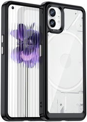 Nothing Phone (1) Hoesje Acryl Back Cover Zwart afbeelding