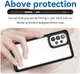 Samsung Galaxy A53 Hoesje Acryl Back Cover Zwart afbeelding 4