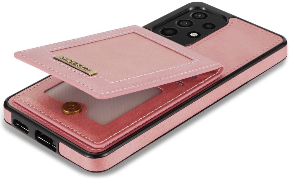 Samsung Galaxy A53 Hoesje Portemonnee met RFID Pasjeshouder Roze Goud afbeelding 10