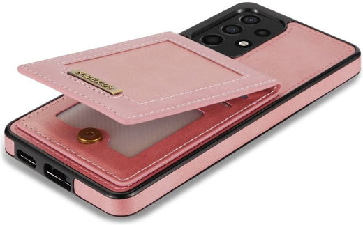 Samsung Galaxy A53 Hoesje Portemonnee met RFID Pasjeshouder Roze Goud afbeelding 10