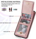 Samsung Galaxy A53 Hoesje Portemonnee met RFID Pasjeshouder Roze Goud afbeelding 3