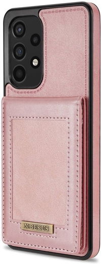 Samsung Galaxy A53 Hoesje Portemonnee met RFID Pasjeshouder Roze Goud afbeelding 7