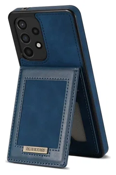 Samsung Galaxy A53 Hoesje Portemonnee met RFID Pasjeshouder Blauw