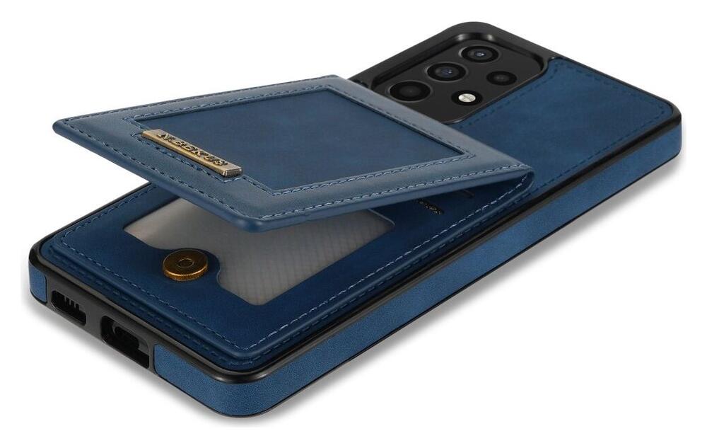 Samsung Galaxy A53 Hoesje Portemonnee met RFID Pasjeshouder Blauw afbeelding 10