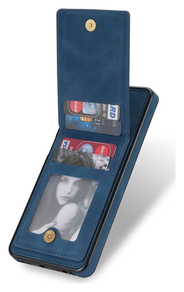 Samsung Galaxy A53 Hoesje Portemonnee met RFID Pasjeshouder Blauw afbeelding 11