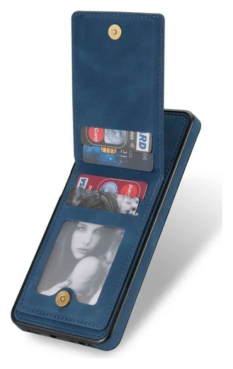 Samsung Galaxy A53 Hoesje Portemonnee met RFID Pasjeshouder Blauw afbeelding 11