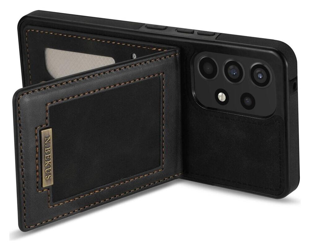 Samsung Galaxy A53 Hoesje Portemonnee met RFID Pasjeshouder Zwart afbeelding 10