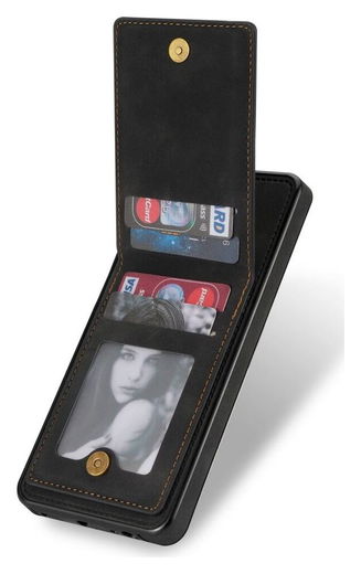 Samsung Galaxy A53 Hoesje Portemonnee met RFID Pasjeshouder Zwart afbeelding 6