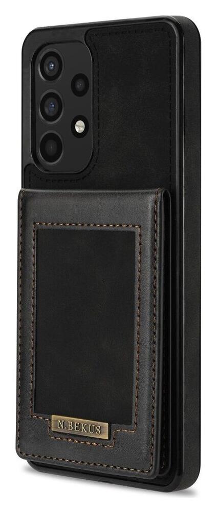 Samsung Galaxy A53 Hoesje Portemonnee met RFID Pasjeshouder Zwart afbeelding 8