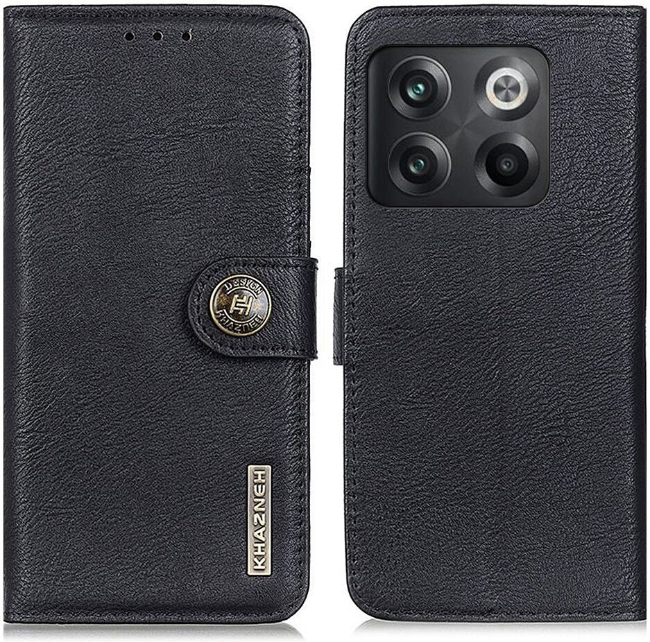 KHAZNEH OnePlus 10T Hoesje Portemonnee Book Case Zwart afbeelding 2