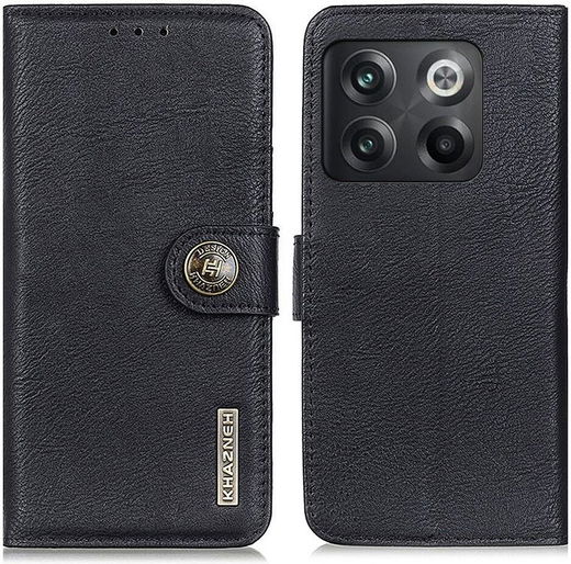 KHAZNEH OnePlus 10T Hoesje Portemonnee Book Case Zwart afbeelding 2