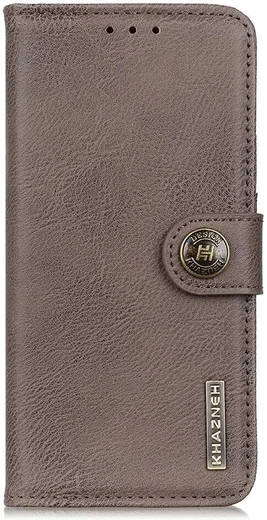 KHAZNEH OnePlus 10T Hoesje Portemonnee Book Case Khaki afbeelding 8