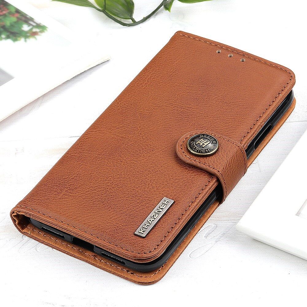 KHAZNEH OnePlus 10T Hoesje Portemonnee Book Case Bruin afbeelding 7