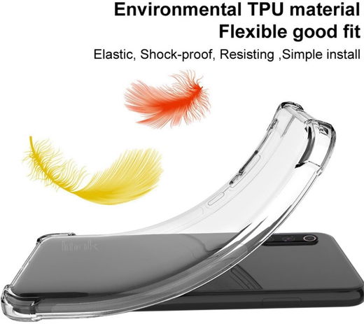 Imak Motorola Edge 30 Fusion Hoesje Schokbestendig Transparant Zwart afbeelding 3