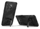 OnePlus 10T Hoesje Shockproof Kickstand Back Cover Zwart afbeelding 2