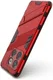 OnePlus 10T Hoesje Shockproof Kickstand Back Cover Rood afbeelding 3