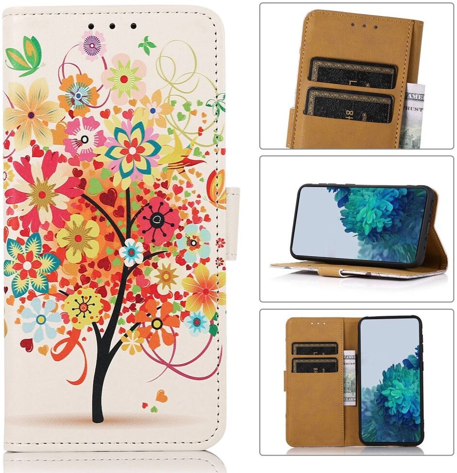 Motorola Edge 30 Ultra Hoesje Portemonnee Book Case Boom Print afbeelding 5