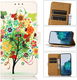Motorola Edge 30 Ultra Hoesje Portemonnee Book Case Tree Print afbeelding 5