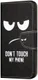 Xiaomi Redmi A1 / A2 Hoesje Portemonnee Book Case Don't Touch Print afbeelding 4