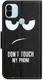 Xiaomi Redmi A1 / A2 Hoesje Portemonnee Book Case Don't Touch Print afbeelding 6