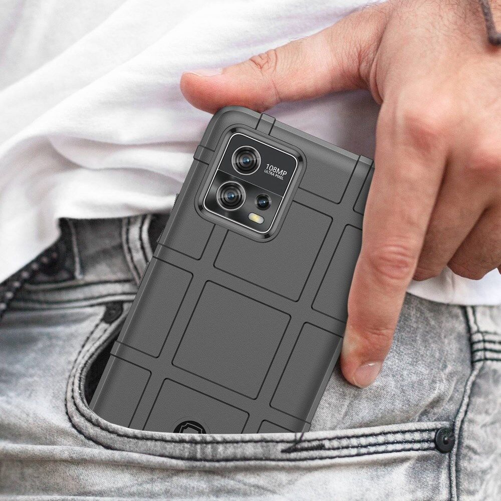 Motorola Moto G72 Hoesje Shock Proof Rugged Shield Back Cover Zwart afbeelding 7