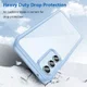 Samsung Galaxy A54 Hoesje Acryl Back Cover Blauw afbeelding 3