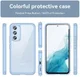 Samsung Galaxy A54 Hoesje Acryl Back Cover Blauw afbeelding 8