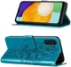 Samsung Galaxy A54 Hoesje Book Case Pasjeshouder Vlinder Blauw afbeelding 2