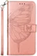 Samsung Galaxy A54 Hoesje Book Case Pasjeshouder Vlinder Roze Goud afbeelding 6