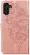 Samsung Galaxy A54 Hoesje Book Case Pasjeshouder Vlinder Roze Goud afbeelding 7