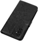 Samsung Galaxy A54 Hoesje Book Case Pasjeshouder Vlinder Zwart afbeelding 5