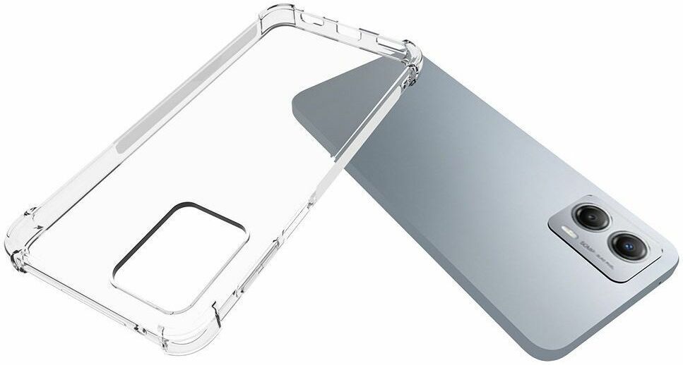 Motorola Moto G 5G (2023) Hoesje TPU Back Cover Transparant afbeelding 3