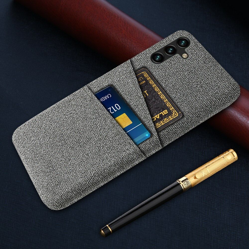 Samsung Galaxy A54 Hoesje met Kaarthouder Back Cover Grijs afbeelding 5