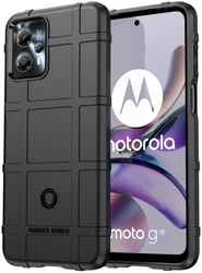 Motorola Moto G13 / G23 Hoesje Shock Proof Rugged Shield Zwart afbeelding