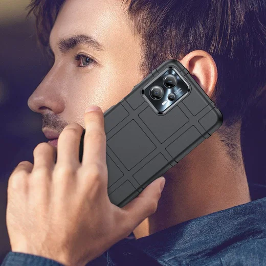 Motorola Moto G13 / G23 Hoesje Shock Proof Rugged Shield Zwart afbeelding 8