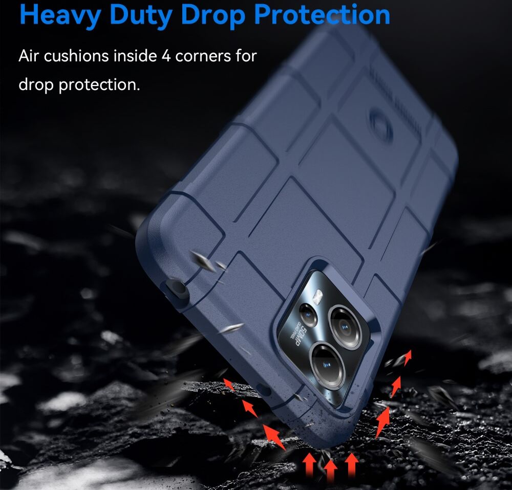 Motorola Moto G13 / G23 Hoesje Shock Proof Rugged Shield Blauw afbeelding 4