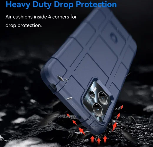 Motorola Moto G13 / G23 Hoesje Shock Proof Rugged Shield Blauw afbeelding 4