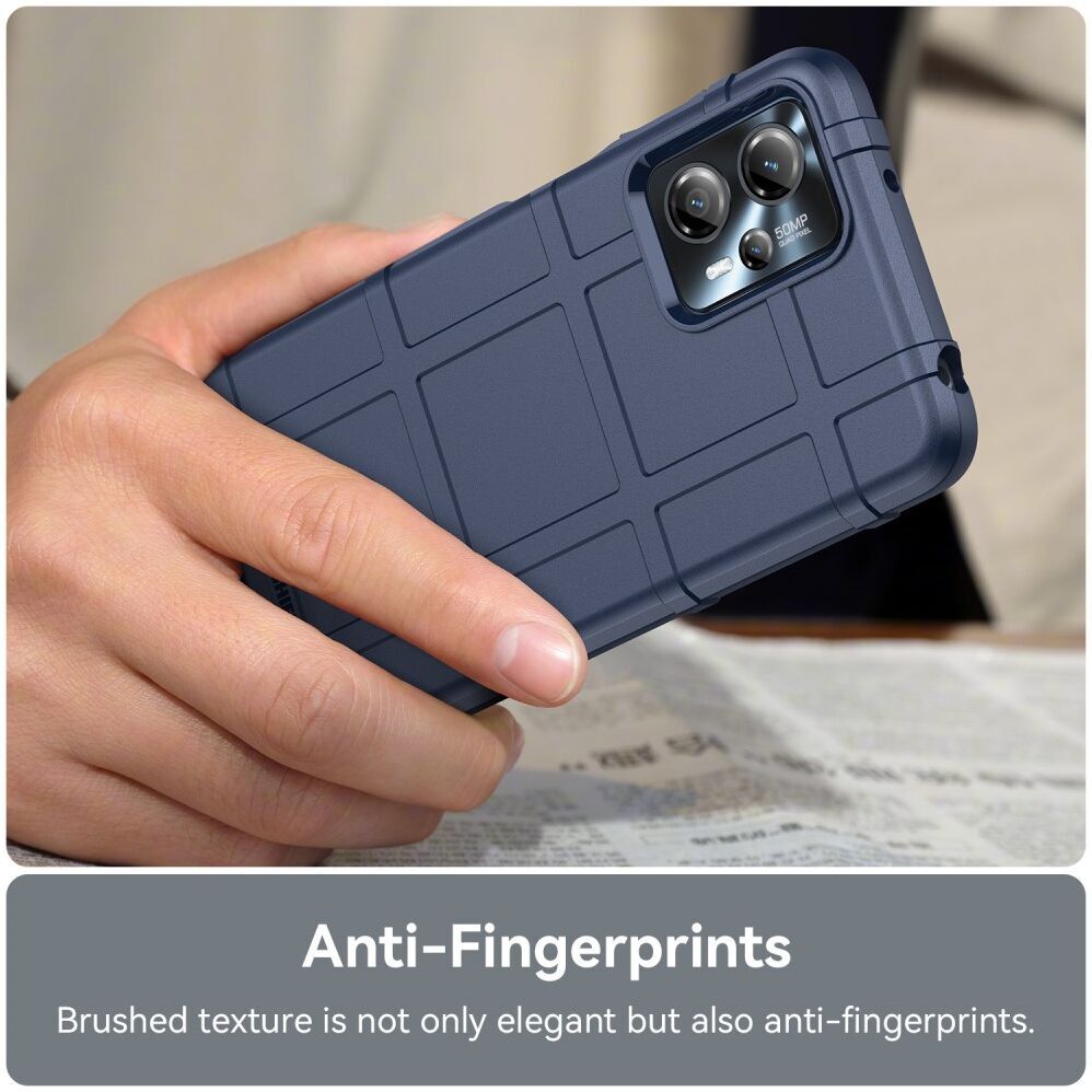 Motorola Moto G13 / G23 Hoesje Shock Proof Rugged Shield Blauw afbeelding 6