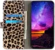 Samsung Galaxy A24 Hoesje Portemonnee Book Case Luipaard Print afbeelding 2