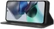 Motorola Moto G13 / G23 Vintage Portemonnee Hoesje Zwart afbeelding 3