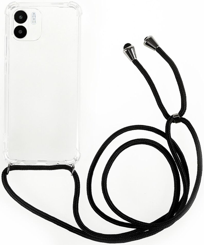 Xiaomi Redmi A1/A2 Hoesje Flexibel TPU met Koord Transparant afbeelding 1