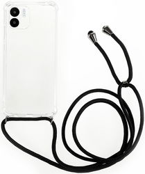 Xiaomi Redmi A1/A2 Hoesje Flexibel TPU met Koord Transparant afbeelding