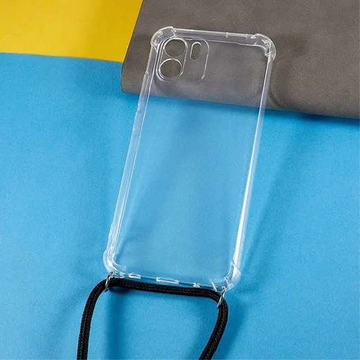 Xiaomi Redmi A1/A2 Hoesje Flexibel TPU met Koord Transparant afbeelding 6