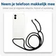 Xiaomi Redmi A1/A2 Hoesje Flexibel TPU met Koord Transparant afbeelding 3