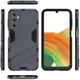 Samsung Galaxy A24 Hoesje Shockproof Kickstand Back Cover Blauw afbeelding 8
