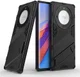 Honor Magic5 Lite Hoesje Shockproof Kickstand Back Cover Zwart afbeelding 2
