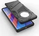Honor Magic5 Lite Hoesje Shockproof Kickstand Back Cover Zwart afbeelding 4