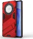 Honor Magic5 Lite Hoesje Shockproof Kickstand Back Cover Rood afbeelding 1