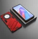 Honor Magic5 Lite Hoesje Shockproof Kickstand Back Cover Rood afbeelding 7