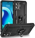 Motorola Moto G 5G (2023) Hoesje met Magnetische Kickstand Ring Zwart